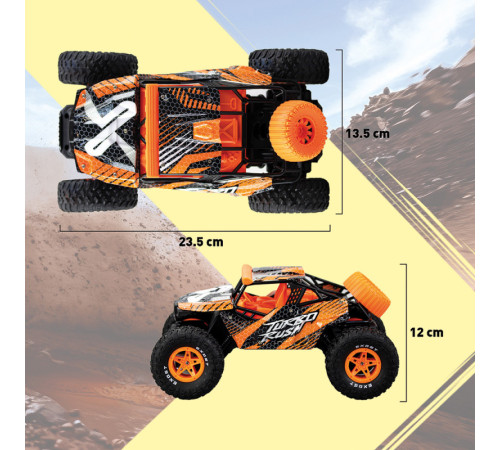 as kids 7530-20675 Машина на радиоуправлении "turbo rush" оранжевый