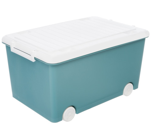  tega baby container pentru jucarii "medium" pw-002-165 mineral blue