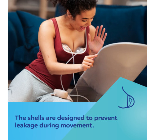 canpol 20/106 Двойной портативный молокоотсос "milkshell"