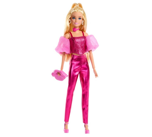 barbie jfp40 păpușa deluxe style "pink fuchsia"