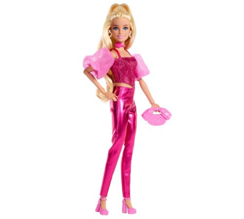 barbie jfp40 păpușa deluxe style "pink fuchsia"