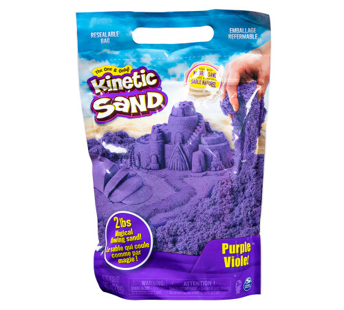kinetic sand 6046035 nisip cinetic colorat (907 gr.) in sort.