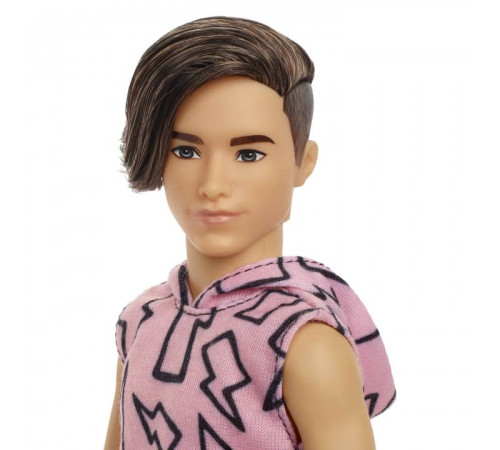 barbie hbv27 păpușa ken "fashionist" într-o jachetă fără mâneci 
