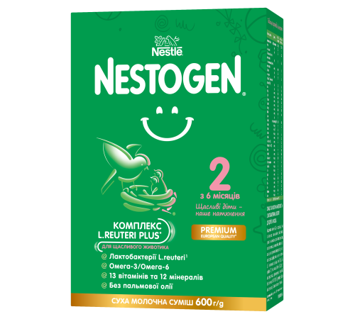  nestogen 2 prebio (6м+) 600 гр. 