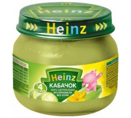  heinz Пюре Кабачки (4м+) 80 гр.