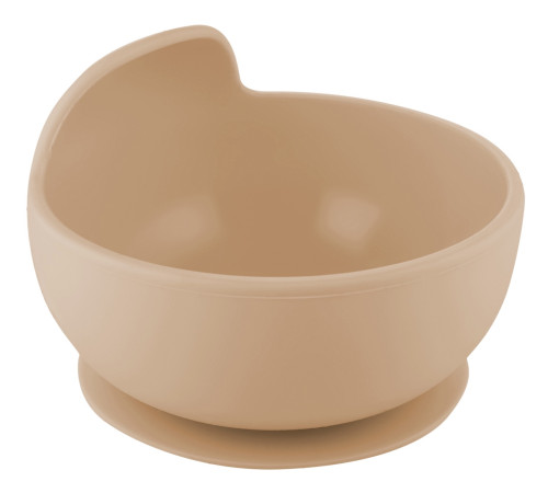 Canpol 51/400 Bol din silicon cu ventuză (300 ml) bej  canpol 51/400 bol din silicon cu ventuză (300 ml) bej