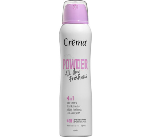 Crema Дезодорант спрей 4-в-1 Powder (150 мл) 354584  crema Дезодорант спрей 4-в-1 powder (150 мл) 354584