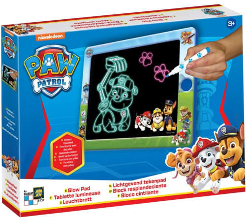  paw patrol 5137di Доска для рисования с подсветкой "Щенячий патруль"