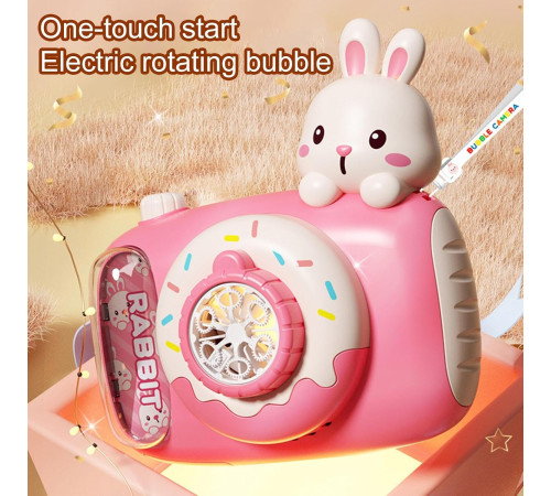 hoogar hg26240018 generator de bule de săpun "bubble camera bunny"