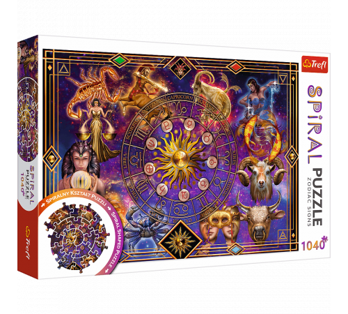 Trefl 40015 Puzzle spirale "Semnele zodiacului" (1040 el.)  trefl 40015 puzzle spirale "semnele zodiacului" (1040 el.)