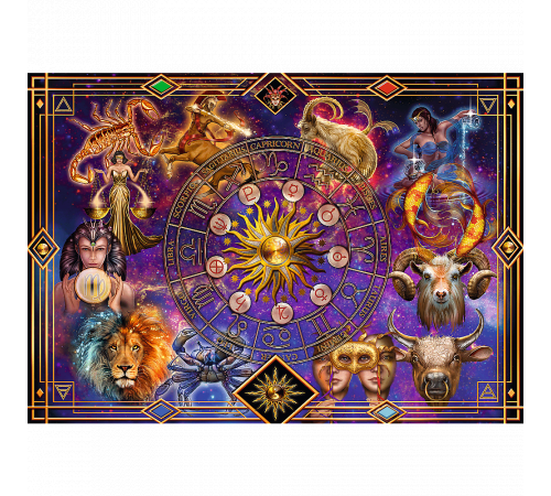 trefl 40015 puzzle spirale "semnele zodiacului" (1040 el.)