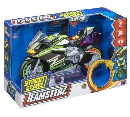 Teamsterz 1416880 Мотоцикл Street Starz со звуковыми эффектами teamsterz 1416880 Мотоцикл street starz со звуковыми эффектами