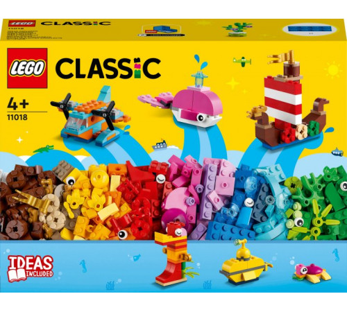lego classic 11018 Конструктор "Творческое веселье в океане" (333 дет.)