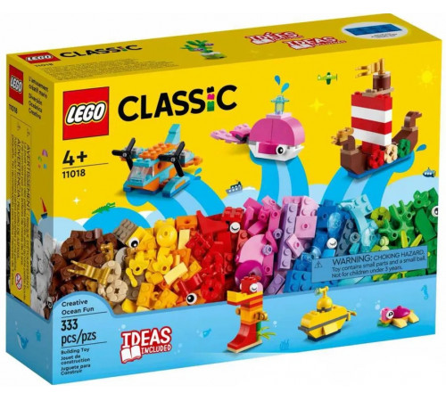  lego classic 11018 Конструктор "Творческое веселье в океане" (333 дет.)