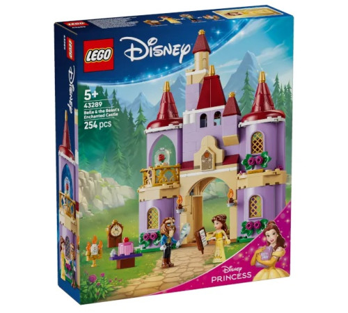  lego disney 43289 constructor "castelul fermecat al lui belle și al bestiei" (254 el.)