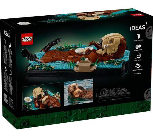 lego ideas 21366 constructor "vidre plutind pe apă" (1234 el.)