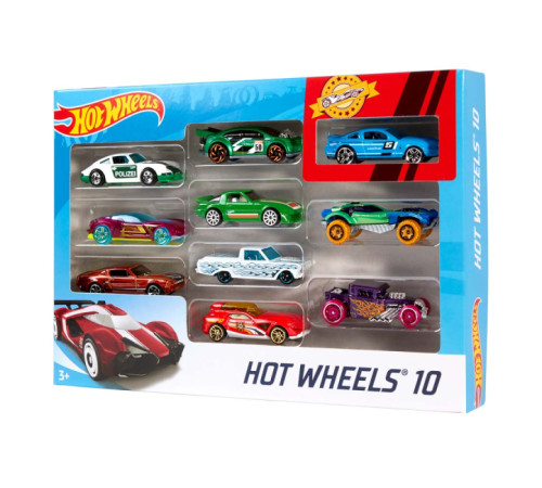 hot wheels 54886 Набор базовых машин (10 шт.) в асс.