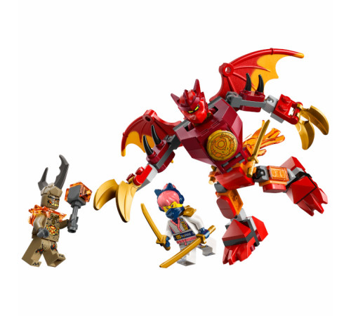 lego ninjago 71851 constructor "robotul dragon lui kai" (85 el.)