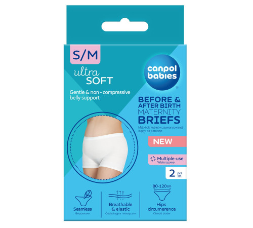  canpol 16/000 chiloti pentru femeile insarcinate si postpartum s/m (2 buc.)