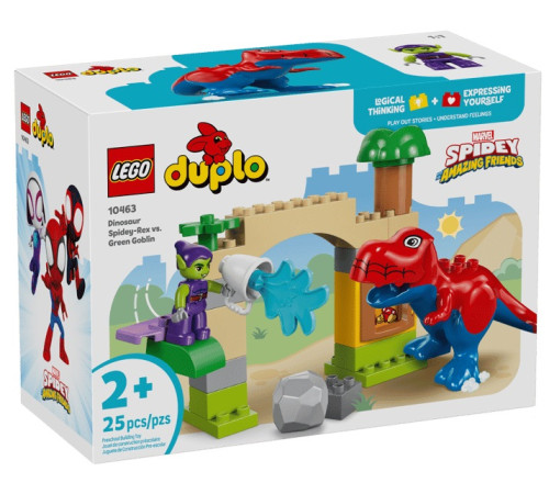  lego duplo 10463 constructor "spidey rex vs. green goblin" (25 el.)