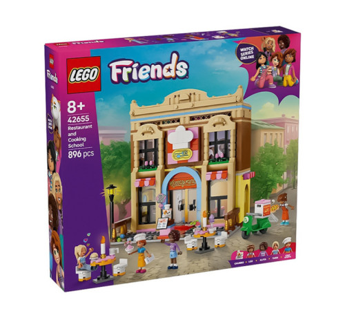 Jucării pentru Copii - Magazin Online de Jucării ieftine in Chisinau Baby-Boom in Moldova lego friends 42655 constructor "restaurant și școală culinară" (896 el.)