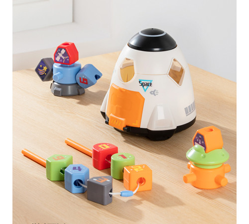 hola toys he792000 Игрушка сортер "Космический корабль"