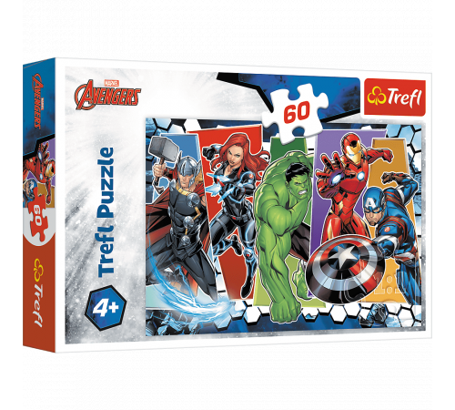 trefl 17357 puzzle "the avengers invincible" (60 el.)