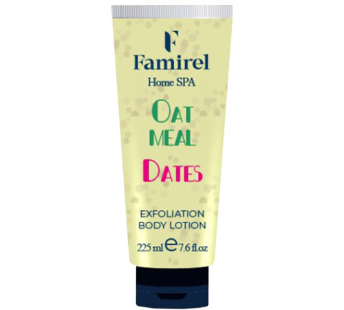 Famirel Пилинг-лосьон для тела "Oatmel&Dates" (225 мл) 086042  famirel Пилинг-лосьон для тела "oatmel&dates" (225 мл) 086042