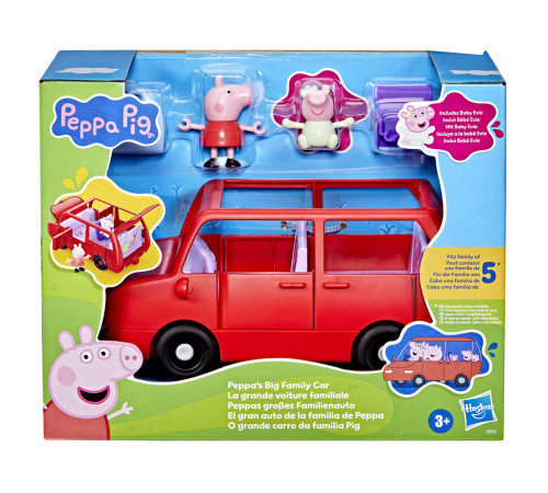  peppapig g0541 set de joacă "mașina familiei peppa pig!