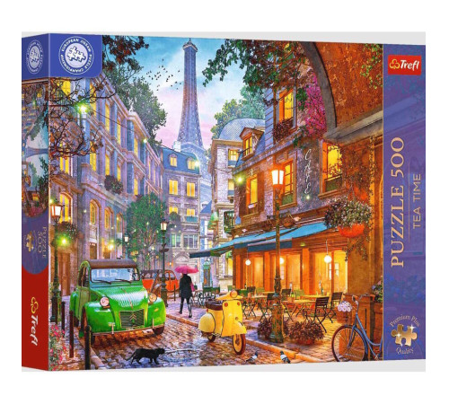  trefl 37614 puzzle "tea time: paris corner cafe" (500 el.)