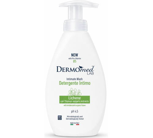  dermomed hi7042 gel antibacterian pentru igiena intimă cu extract de lichen islandez (250 ml)