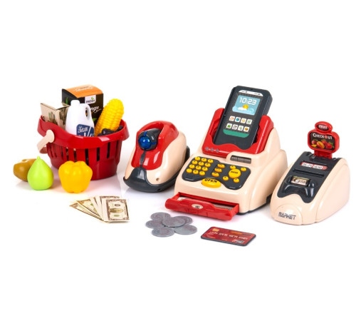 chipolino Игровой набор "Кассовый аппарат" dipk002405cr (24 предмета)