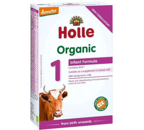 lapte praf holle organic formula 1 (0 luni+) 400 gr.