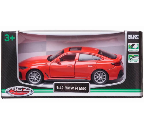 MSZ 67727M Металлическая модель "BMW I4 M50, 1:43" (в асс.)  msz 67727m Металлическая модель "bmw i4 m50, 1:43" (в асс.)
