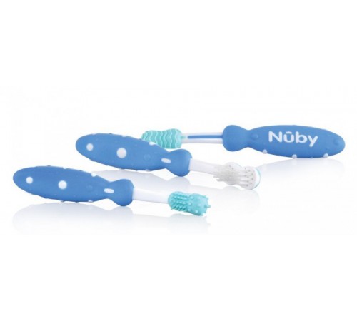 nuby id754 set perii de dinți în sort.