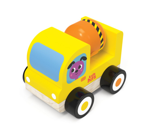 kids hits kh20/017 constructor din lemn "betoniera" (7 el.)
