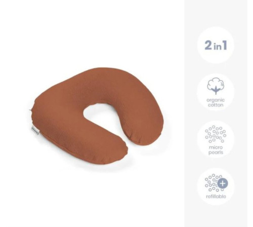 doomoo pernă pentru alăptare softy (150 cm) terracotta