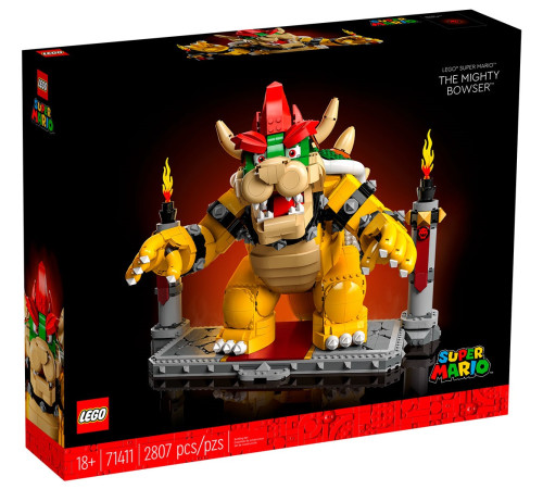 Детский магазин в Кишиневе в Молдове lego super mario 71411 Конструктор "Могучий Боузер" (2807 дет.)