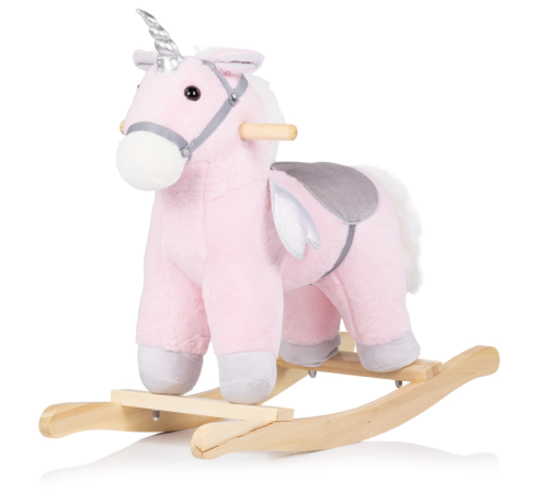 Jucării pentru Copii - Magazin Online de Jucării ieftine in Chisinau Baby-Boom in Moldova chipolino rhor02402pink balansoar muzical "unicorn" (roz)