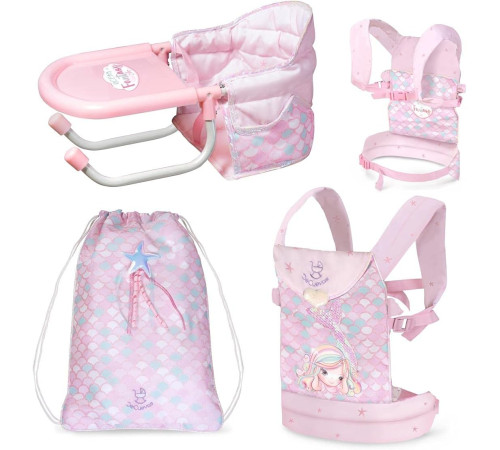  decuevas 60041 set de călătorie pentru păpuși 3 în 1 "ocean fantasy"