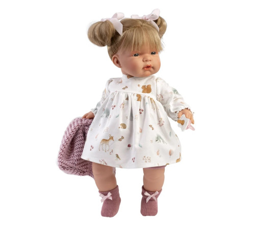 llorens 38354 Интерактивная кукла "joelle chaleco lana rosa" (38 см.) 
