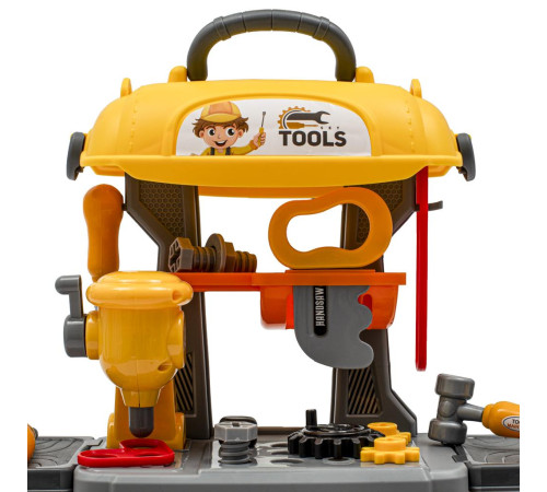 baby mix 53374 Игровой набор 3 в 1 "мастерская с инструментами" (28 дет.)