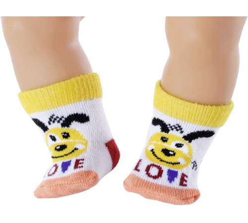 zapf creation 831755 set de ciorapi baby born (2 perechi) în sort.