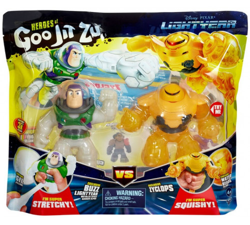 goo jit zu 41420g setul de joc "buzz lightyear vs. cyclops"