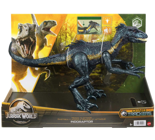 jurassic world hky11 figurină de dinozaur “indoraptor attack” 