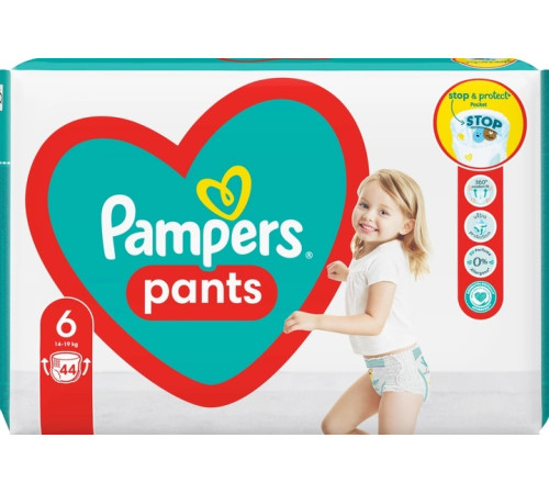 pampers pants 6 (15+ kg.) 44 buc.