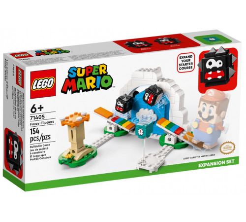  lego super mario 71405 Дополнительный набор "fuzzy flippers" (154 дет.)