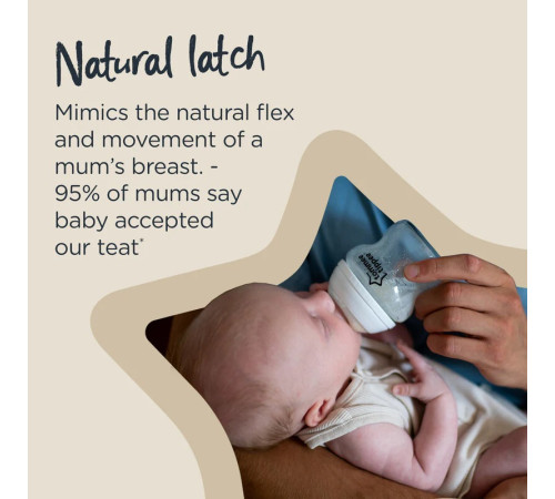 tommee tippee tt0016 Набор из 2 бутылочек "closer to nature" (0 м+) 2 х 260 мл.