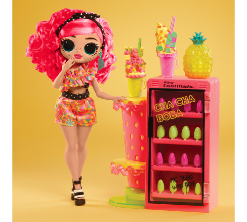 l.o.l. 503842 set de joc cu păpușa l.o.l surprinde! seria o.m.g "cha cha"