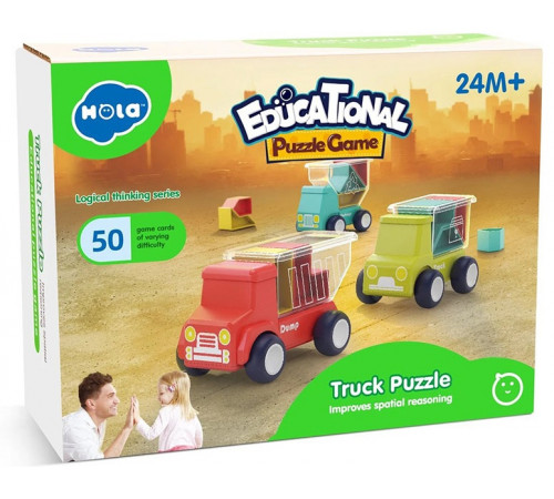  hola toys e7980 jucării puzzle "camioane"